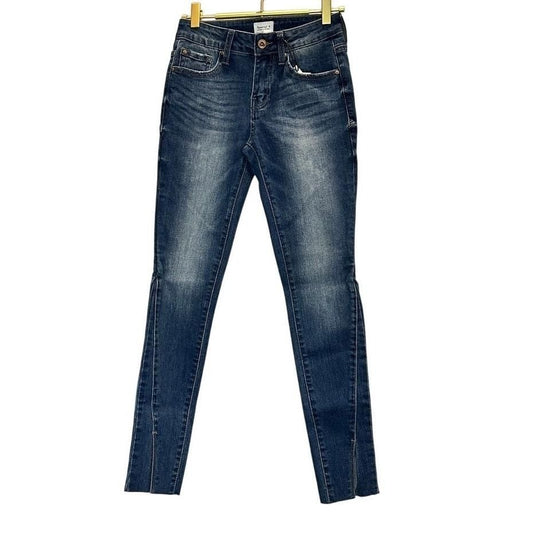 Natalie High Rise Skinny Jeans – Medium Dark