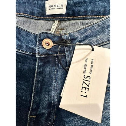 Natalie High Rise Skinny Jeans – Medium Dark
