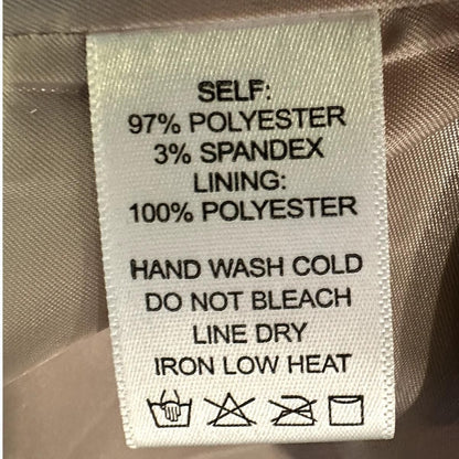 Locking Out Satin Blazer – Champagne