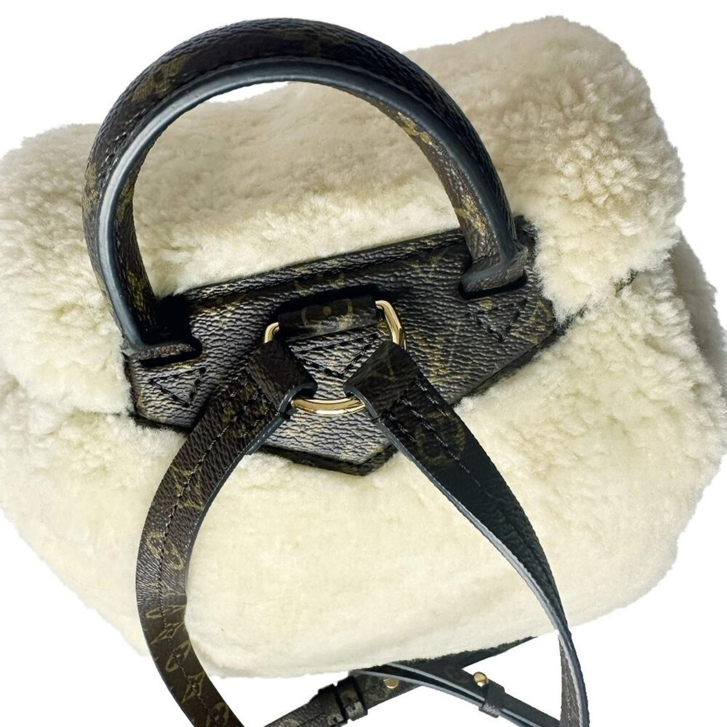 Monogram Shearling Ski Backpack