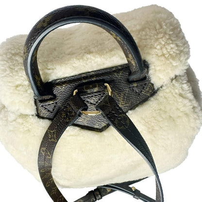 Monogram Shearling Ski Backpack