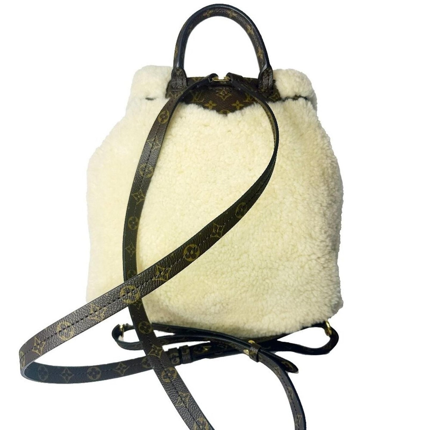 Monogram Shearling Ski Backpack