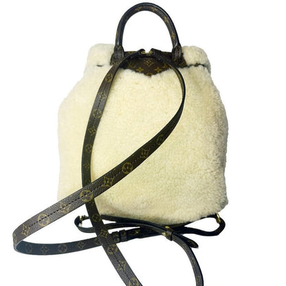 Monogram Shearling Ski Backpack