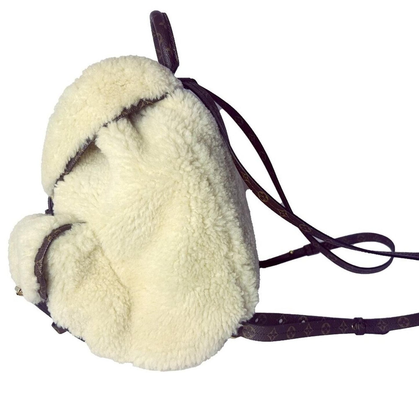 Monogram Shearling Ski Backpack