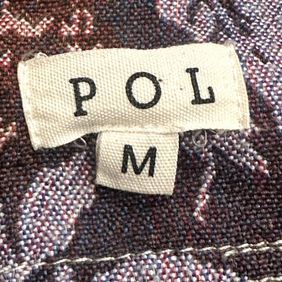 Floral Tapestry Denim Beaded Shacket