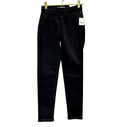 CRVY Infinite Stretch Skinny Pull-On Jeans – Black
