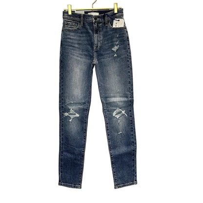 Tobi Super High Rise Mom Jean Ankle