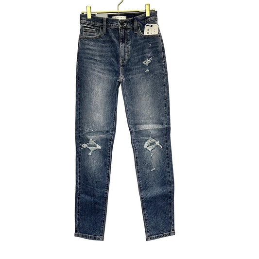 Tobi Super High Rise Mom Jean Ankle