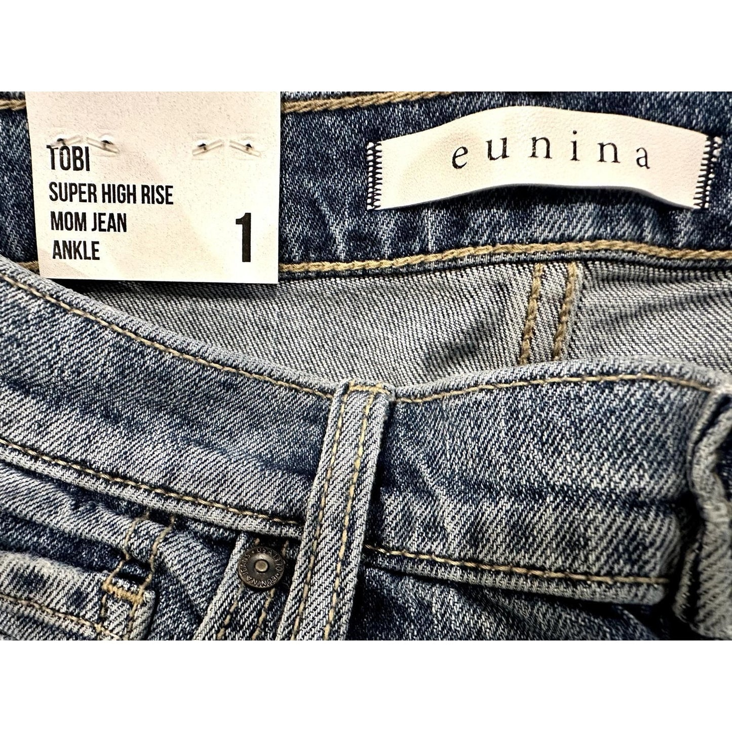 Tobi Super High Rise Mom Jean Ankle