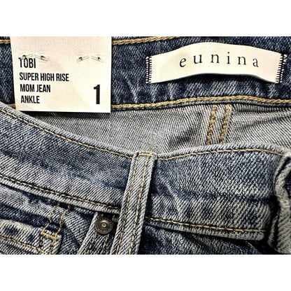 Tobi Super High Rise Mom Jean Ankle