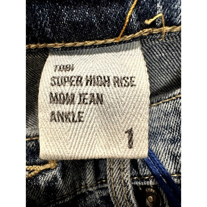 Tobi Super High Rise Mom Jean Ankle