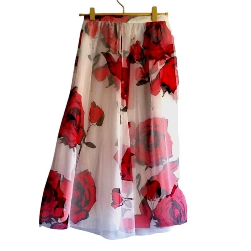 Stephen Sprouse Rose Skirt