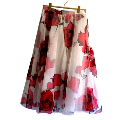 Stephen Sprouse Rose Skirt