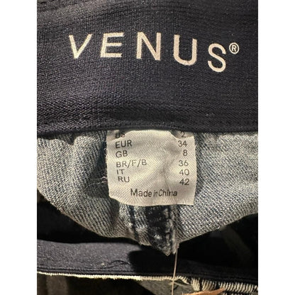 Elastic Waist Straight Jeans