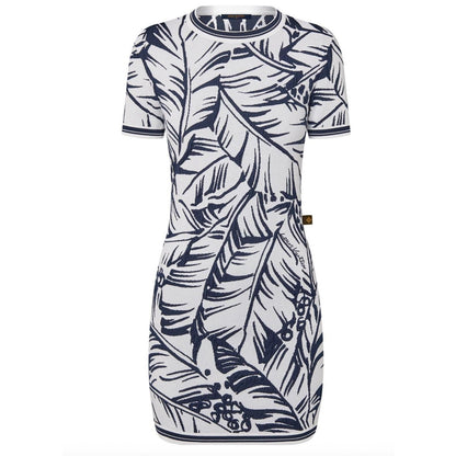 Palm Knit T-Shirt Dress