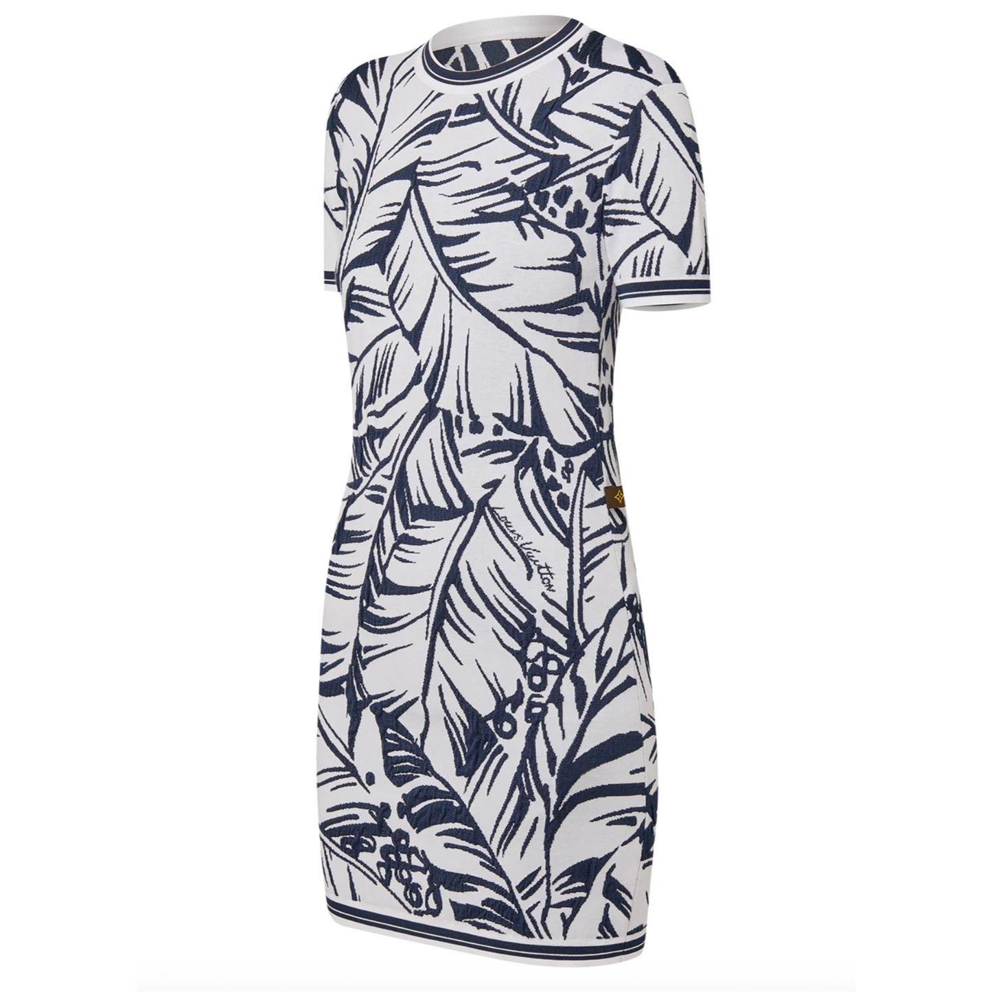 Palm Knit T-Shirt Dress