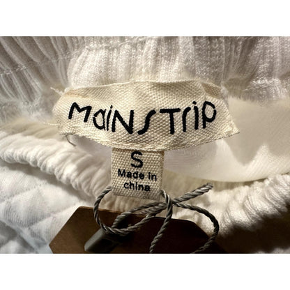 Quilted Sequin Star Hoodie – White