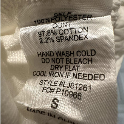 Quilted Sequin Star Hoodie – White