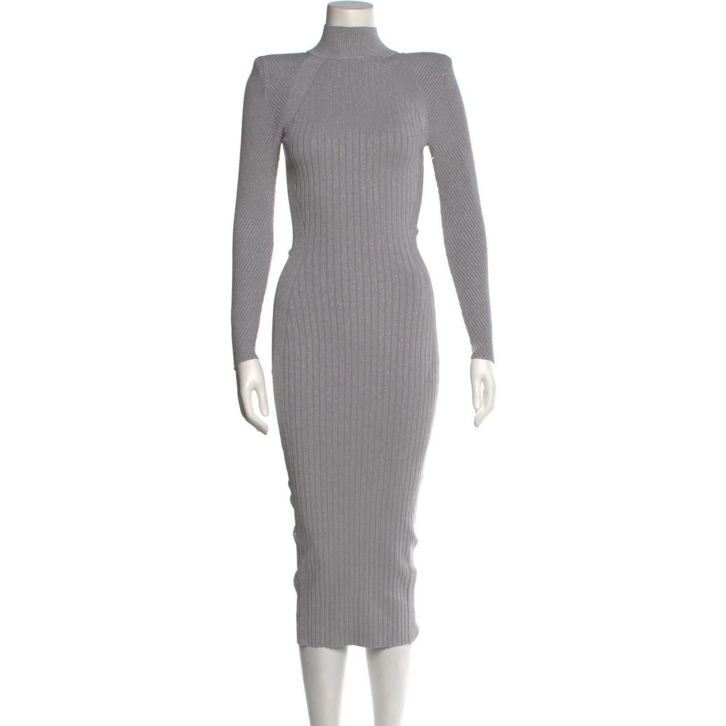 Aylin Dress – Silver Grey