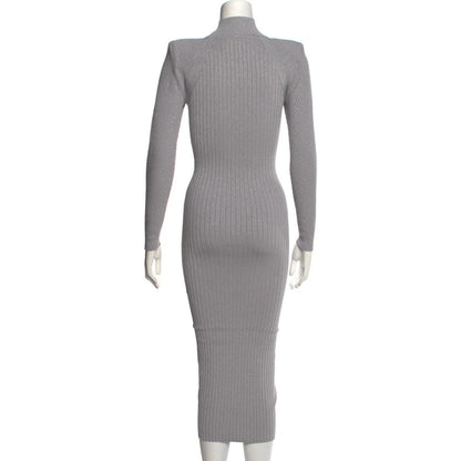 Aylin Dress – Silver Grey