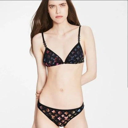 Neon Mahina Monogram Bikini Set
