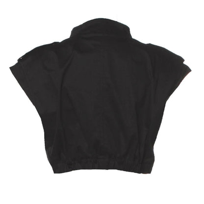 Zip-Up Cropped Cargo Vest