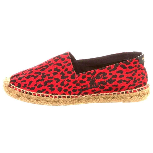 Saint Laurent Leopard-Print Canvas Espadrilles — sold archive item