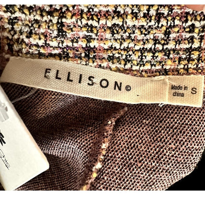 Multicolor Tweed Pant Set
