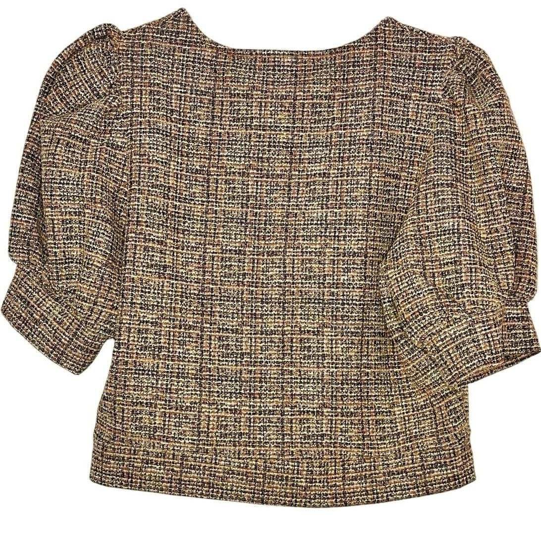 Multicolor Tweed Pant Set