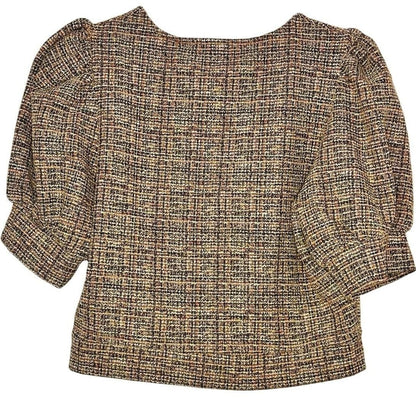 Multicolor Tweed Pant Set