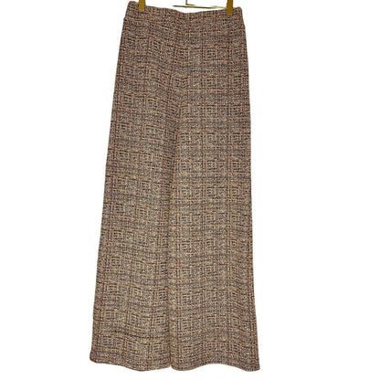Multicolor Tweed Pant Set