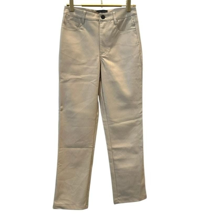 Diana Leather Dress Pants – Tan