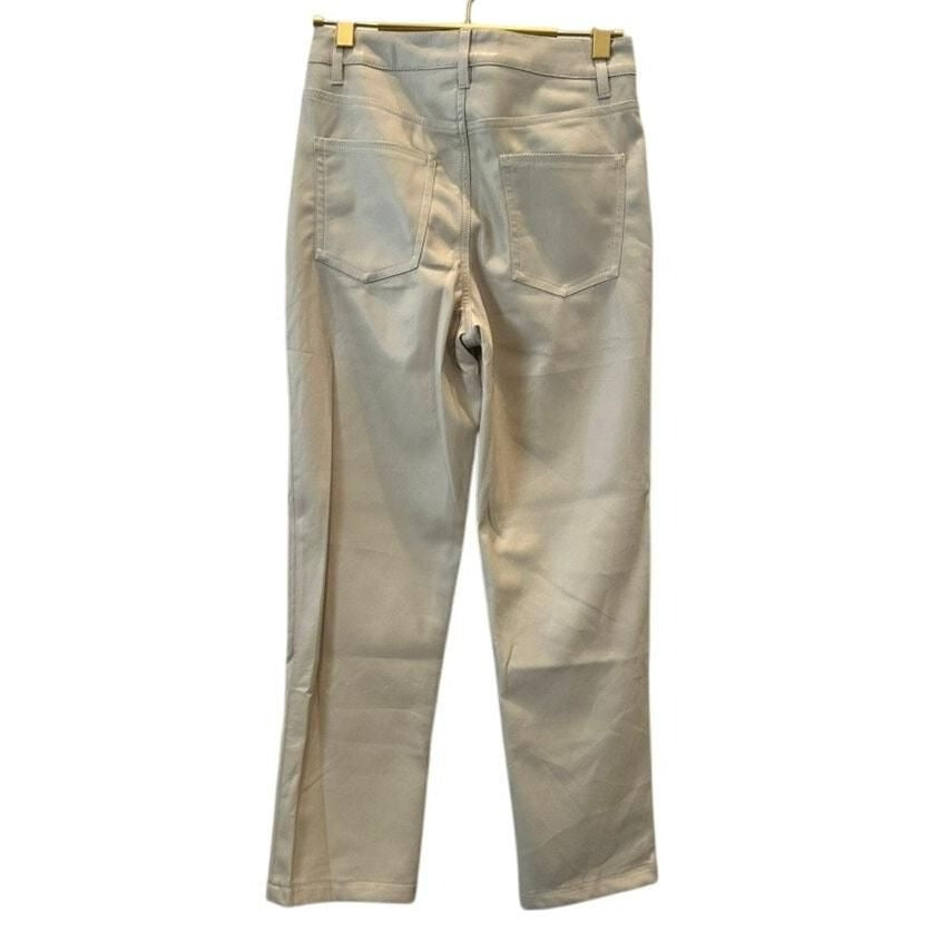 Diana Leather Dress Pants – Tan