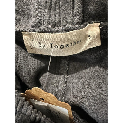 Charcoal Grey Corduroy Overalls
