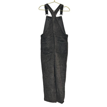 Charcoal Grey Corduroy Overalls