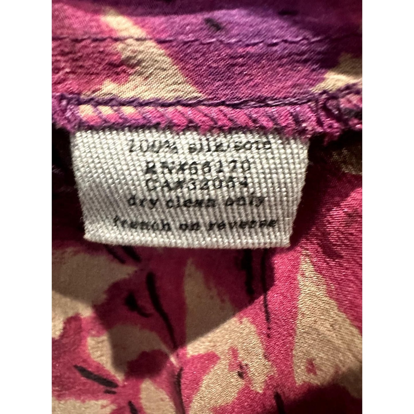 Printed Satin Slip Mini Dress – Magenta Multi