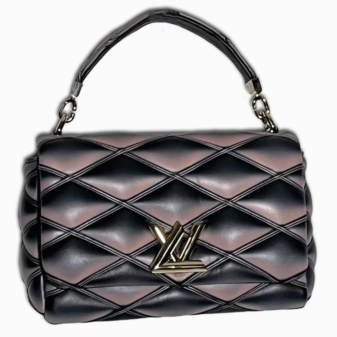 Lambskin Malletage GO-14 MM – Black/Pink