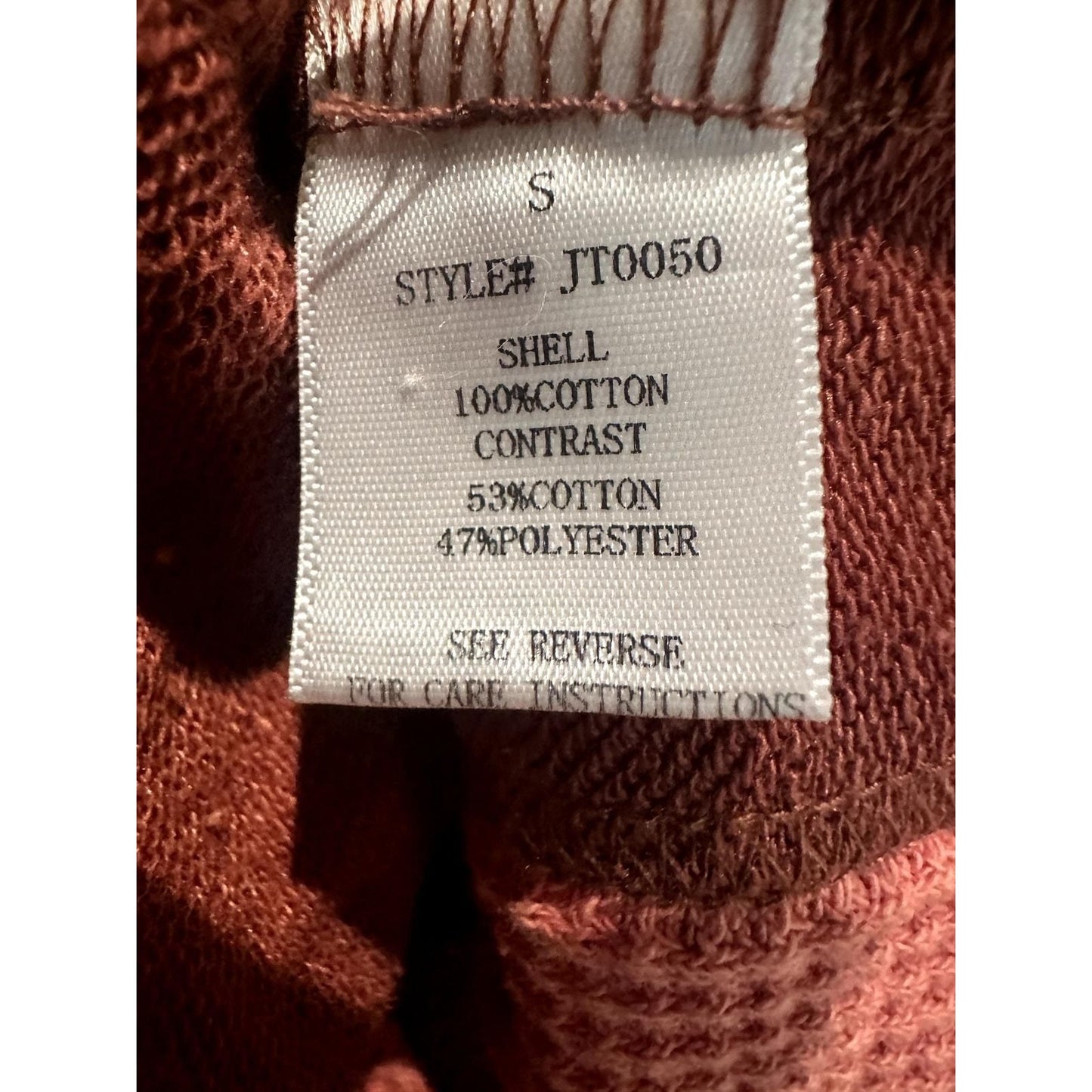 Colorblock Waffle Patchwork Thermal Top