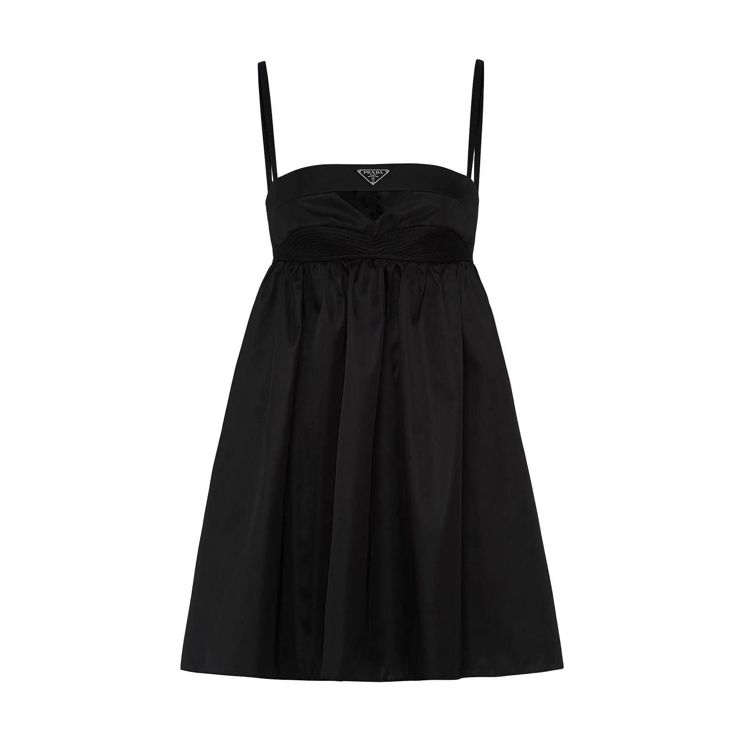 Re-Nylon Mini Dress – Black