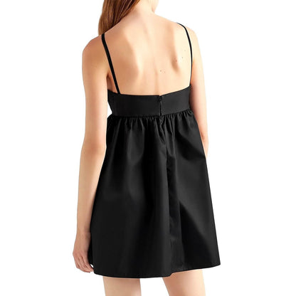 Re-Nylon Mini Dress – Black
