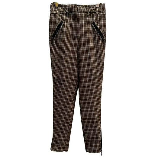 Wool Houndstooth Trousers
