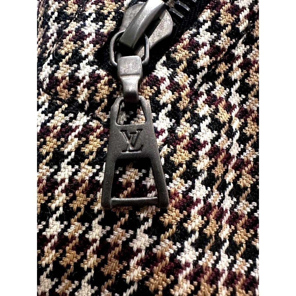 Wool Houndstooth Trousers