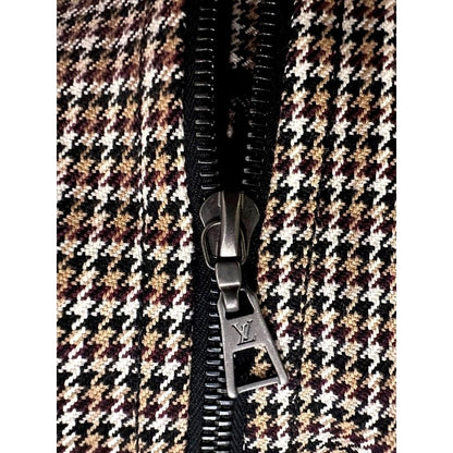 Wool Houndstooth Trousers