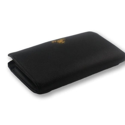 Saffiano Leather Zip-Around Wallet