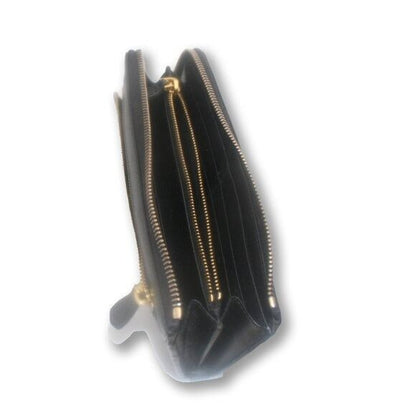 Saffiano Leather Zip-Around Wallet