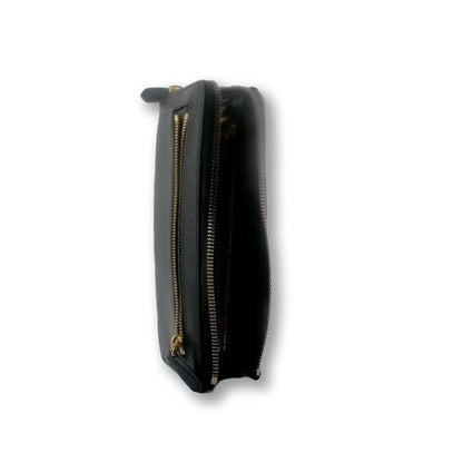 Saffiano Leather Zip-Around Wallet