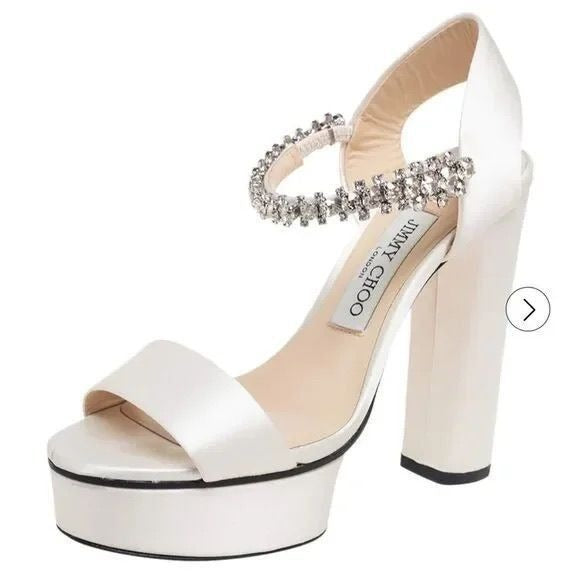 Santina 125 Platform Sandals – Santin Ivory