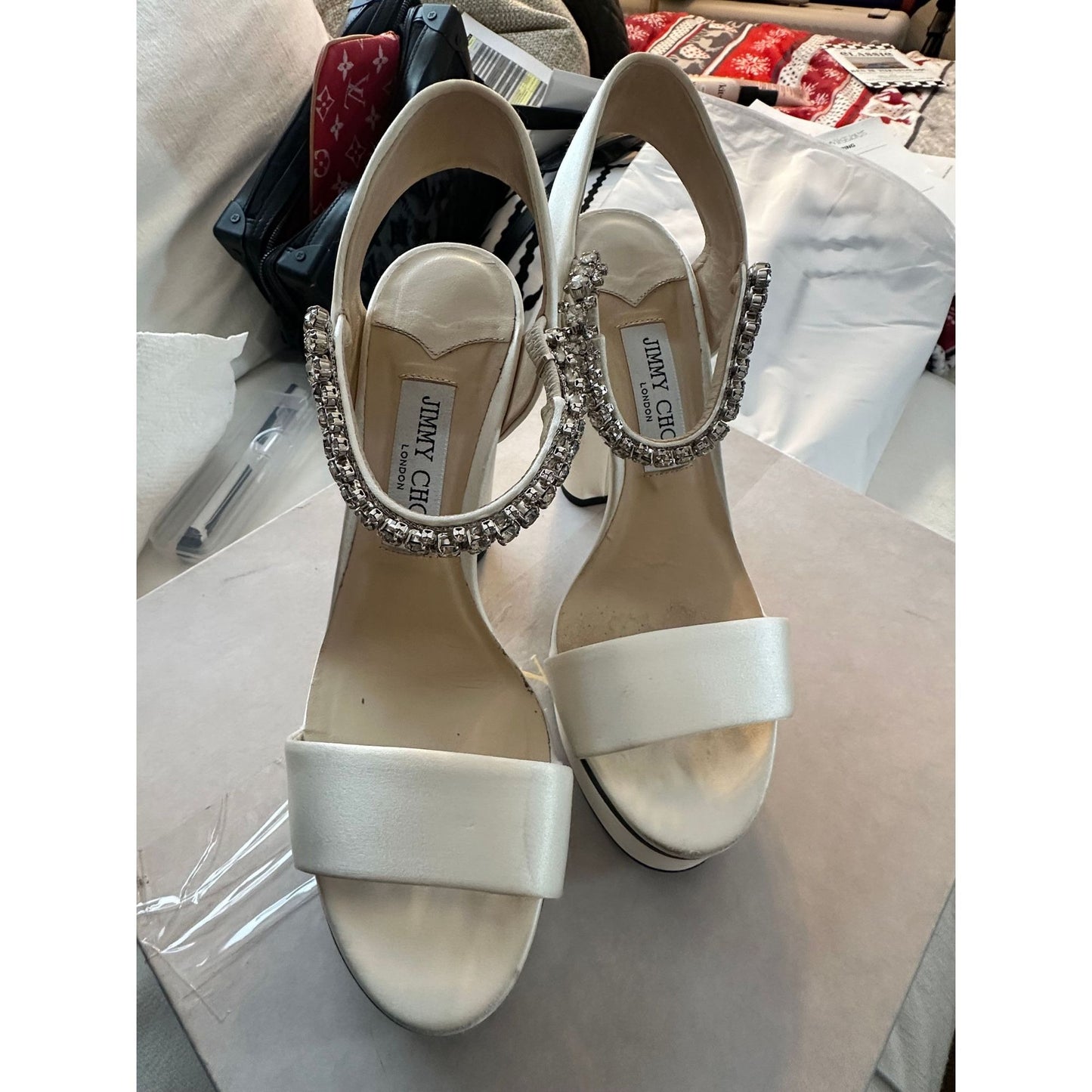 Santina 125 Platform Sandals – Santin Ivory