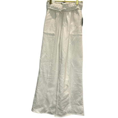 Cozy Shop Wide-Leg Sweatpants – Egret