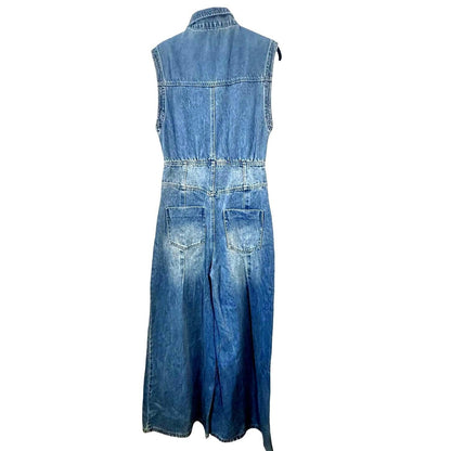 Doing The Most Denim Jumpsuit